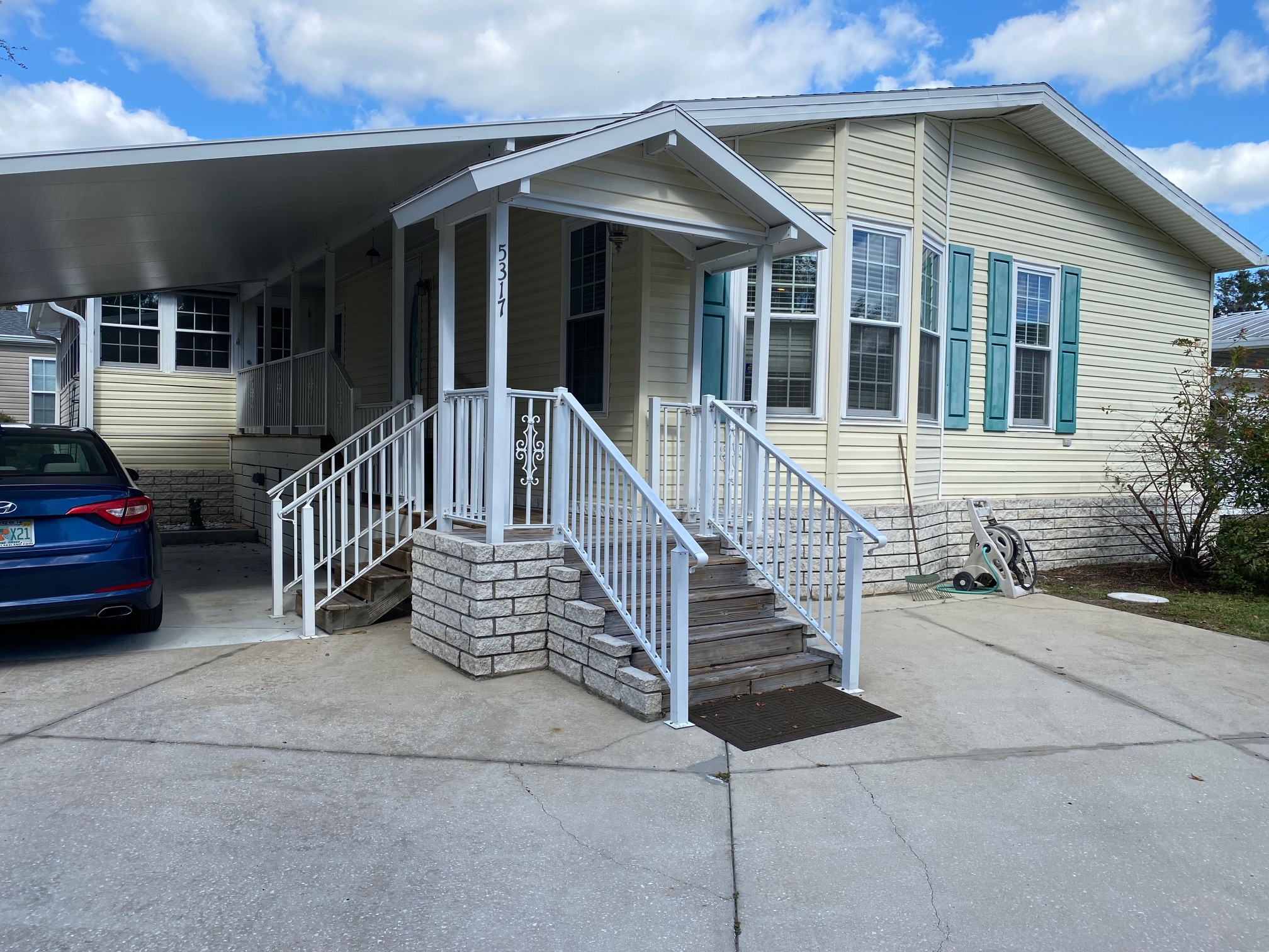 Front of 5347 Bethel Drive Double Wide Home