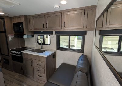 Inside Living Room and Kitchen