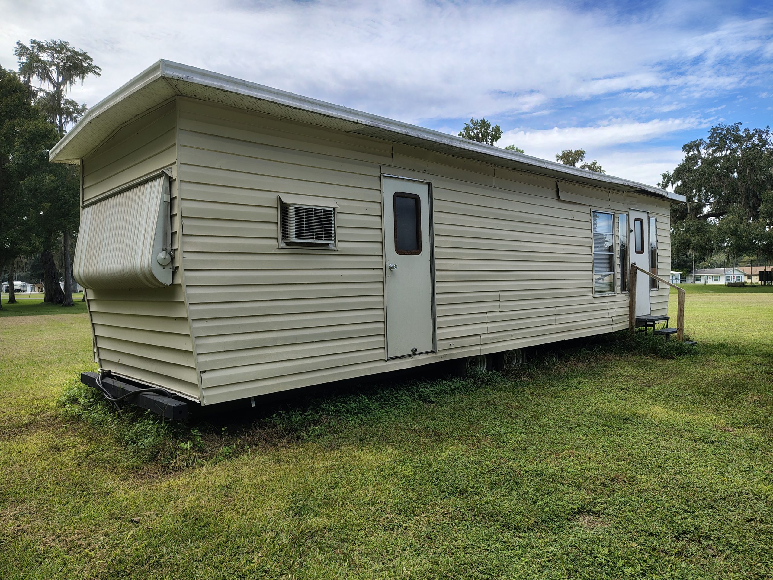 Front of Mobile Home